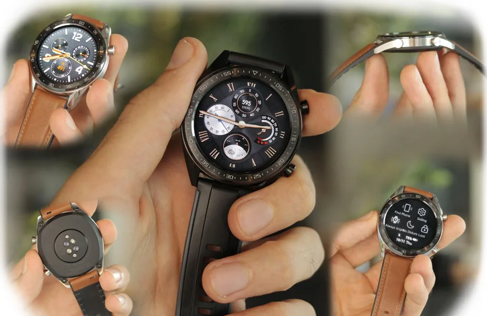 Huawei Watch GT Смарт часы Поддержка gps элегантный/vigor NFC 14 дней Срок службы батареи 5 атм водонепроницаемый телефонный Звонок трекер сердечного ритма