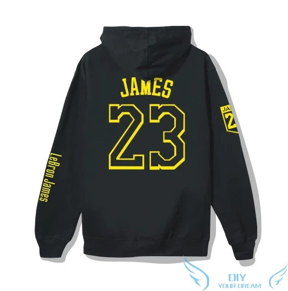 lebron james черные толстовки для мужчин и женщин толстовки Топ печатных джемпер с капюшоном свободные хип хоп для фанатов подарок 0111