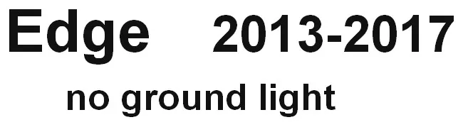 Edge 13-17 no light Для Ford Edge Everest Kuga Mondeo, панорамная камера с углом обзора 360 градусов, система DVR 1080P - Название цвета: Edge 13-17 no light
