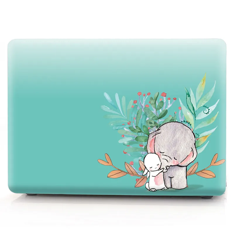 3D чехол для ноутбука с животными Apple MacBook Air 11 12 13 дюймов Модный милый Macbook 15 Pro Retina Mac