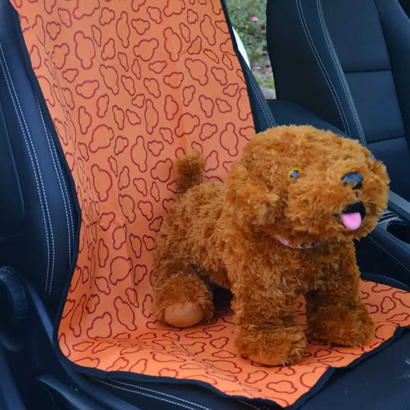 Pet Safety Seat Dog Cat Car Carrier Mat Travel Puppy Handbag Waterproof Travel Bag Breathable Mesh Sided Bag Safe Carry House - Color: Gold