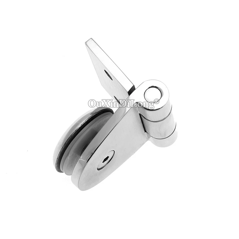 High Quality 2PCS 304 Stainless Steel Solid Glass Clamps Hinges Cupboard Wine Cabinet 90 Degree Fixed Clips | Обустройство дома