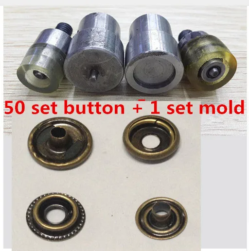 203 Metal Snap Button Mold/Tools / Dies For Handmade Press Machines Manual Install +50pcs metal button | Дом и сад