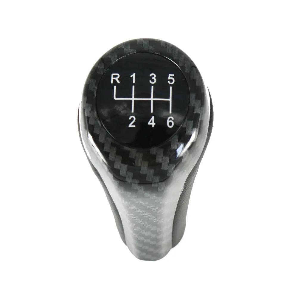 Ручка переключения передач из углеродного волокна 5 или 6 скоростей для BMW 1 3 серии
