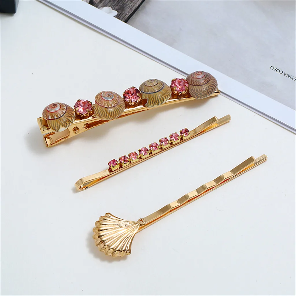 Hair clips Hair pins Sweet Metal Retro Creative Pearl Women Girl Hairpin Side Clip Ladies Jewelry Gift Accessories 8W1