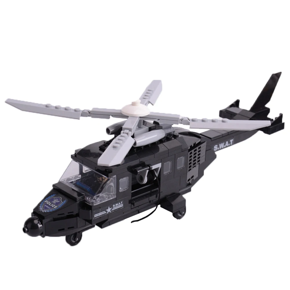 Военная серия SWAT полицейский вертолет грузовик бронированный автомобиль