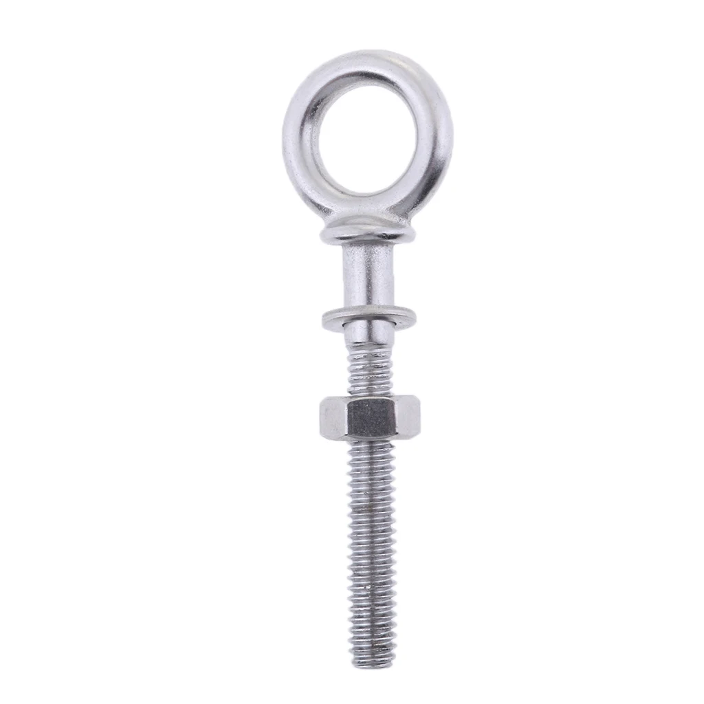 304 Stainless Steel Long Lifting Eye Bolt with Nut and Washer Marine Hardware M4 x 40mm Dropshipping | Автомобили и мотоциклы