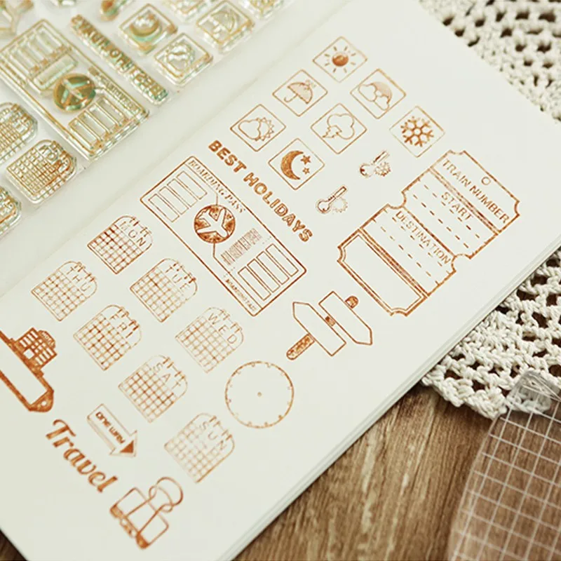 Путешествия жизни серии прозрачный силиконовый штамп diy ручной скрапбук