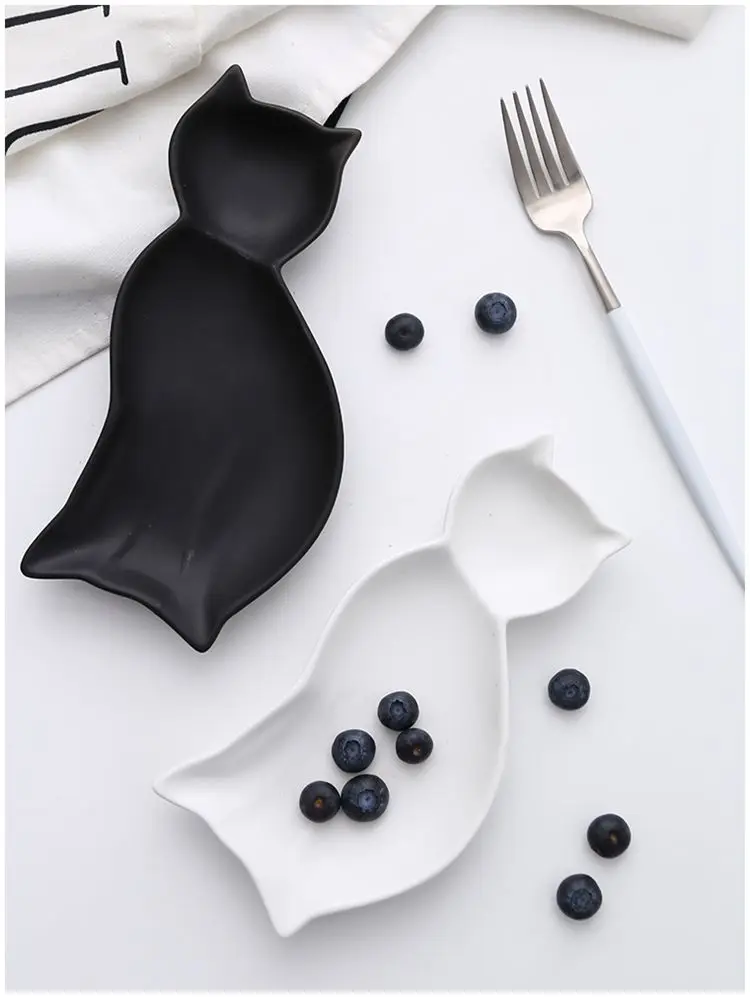 [Магазин MPK] фарфоровая тарелка для кошек в форме мультяшного кота поднос