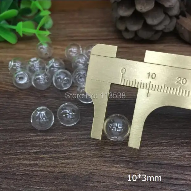 Новое поступление бесплатная доставка 100 комплектов стеклянный шар 10 мм с 3