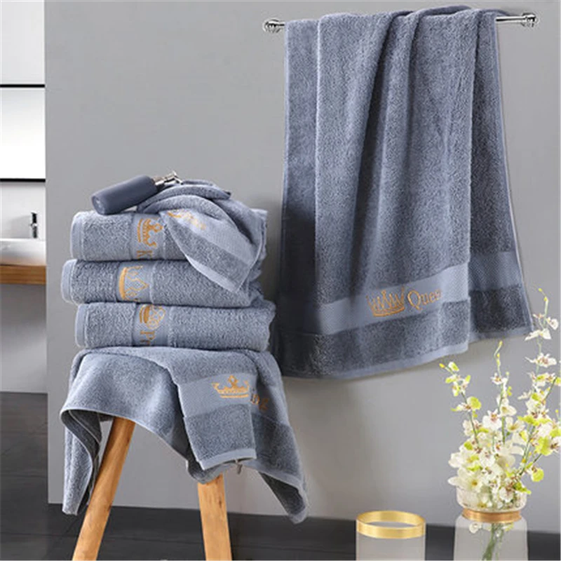 Five star hotel crown bath towel adult male daughter jacquard | Дом и сад