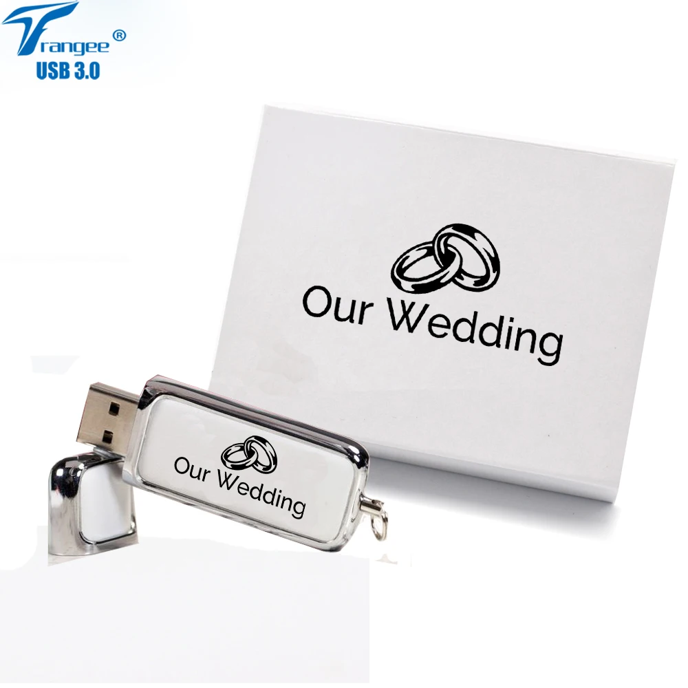 USB флеш накопитель Trangee 10 шт./лот 3 0 8 ГБ 16 32 64 кожаная Флешка с картонной коробкой