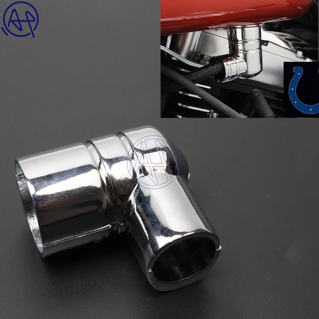 

Aftermarket Motorcycle Parts Chrome Aluminum DRAG SPECIALTIES CHROMED FUEL LINE FITTING COVER for Harley CVO Road FLHTCUTG