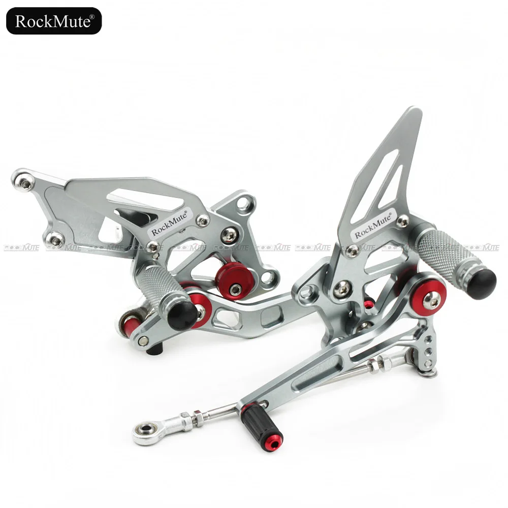 CNC алюминиевый мотоцикл Регулируемый Rearset задний Набор ножная педаль Подножка для KAWASAKI Ninja 250R 2008 2009 2010 2011 2012