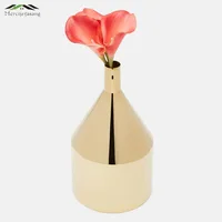 Flower Vase For Party Ceramic Gold Table Centerpiece For Mariage Beautiful Ceramic Flowers Vases For Wedding Decoration 01804