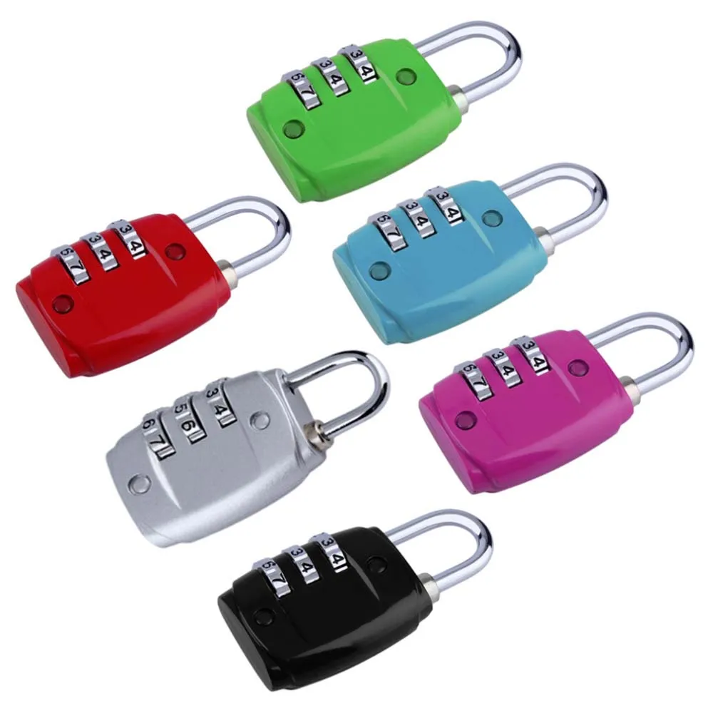 

Zinc Alloy Security 3 Combination Travel Suitcase Luggage Code Lock