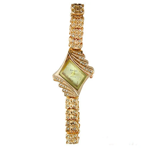 Мода новое поступление леди женщин часы класса люкс горный хрусталь кристалл