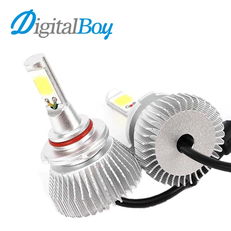 Digitalboy LED Headlight 9005 Bulbs 60W 6000LM Auto HB3 Headlamp Conversion Kit 6000K All In One Automobile Car Lights | Автомобили и