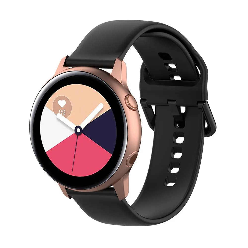 Силиконовый ремешок для часов сменный Браслет Samsung Galaxy Watch Active