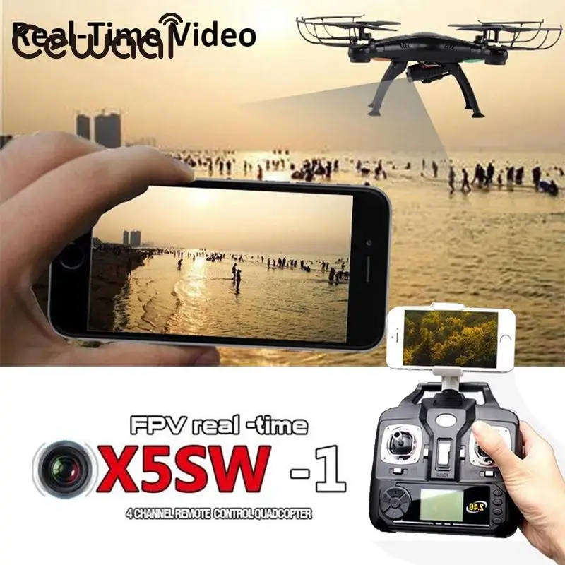 Phoota FPV Квадрокоптер 4 оси WIFI камеры беспроводной видео Дрон 2 ГГц RC RTF проводник