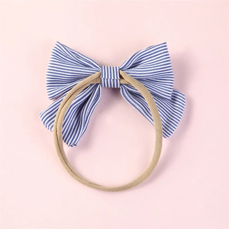 Повязки на голову с бантом из нейлона 8 шт./лот|Аксессуары для волос девочек| |