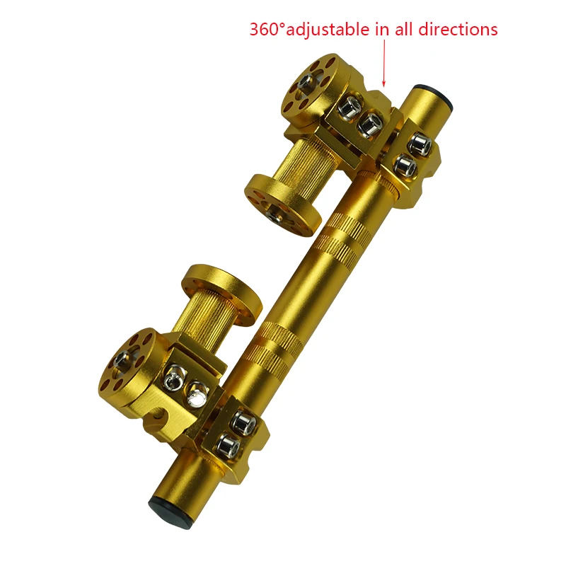 CNC мотоциклетный руль 7/8 дюйма регулируемое рулевое управление съемная рукоятка