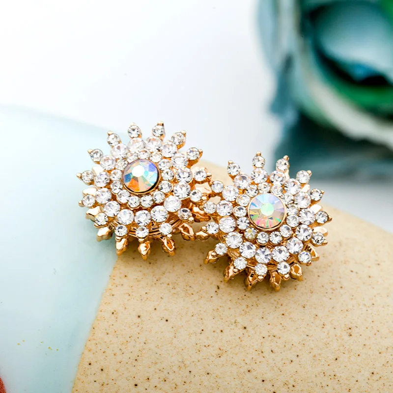 12 шт/Дюжина Магнитная брошь роскошная благородная элегантная белая Драгоценная