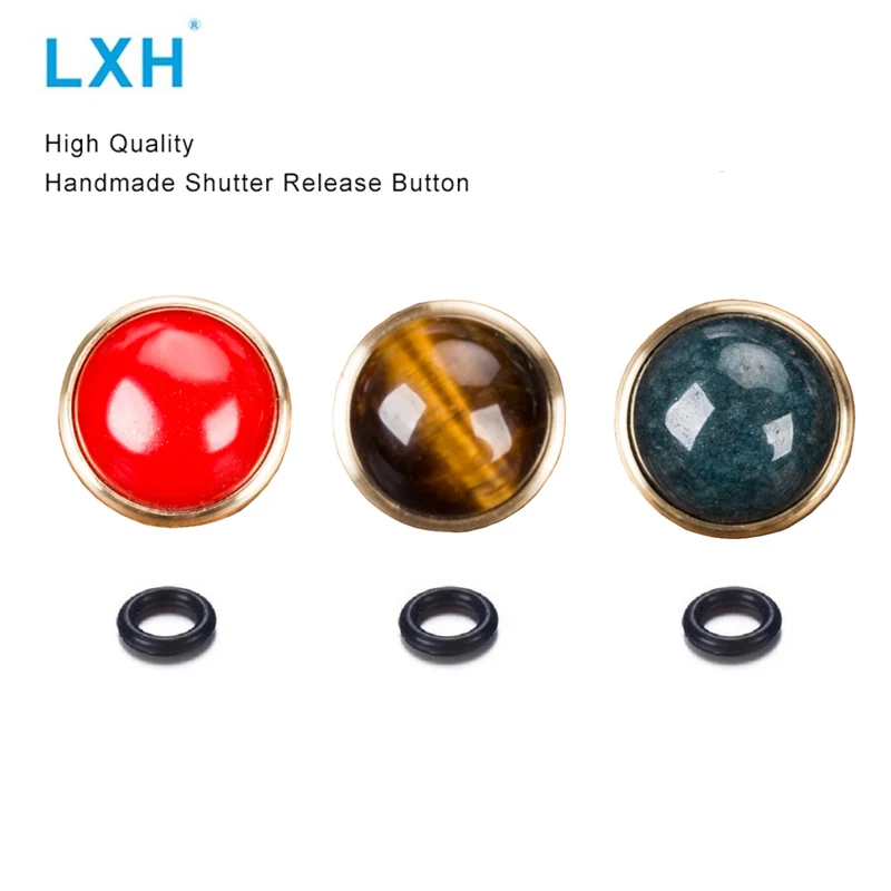 

LXH Handmade Camera Soft Shutter Release Button For Fujifilm Fuji XT20 X100F XT2 X100T XT10 X-E1 XPRO with Rubber Ring