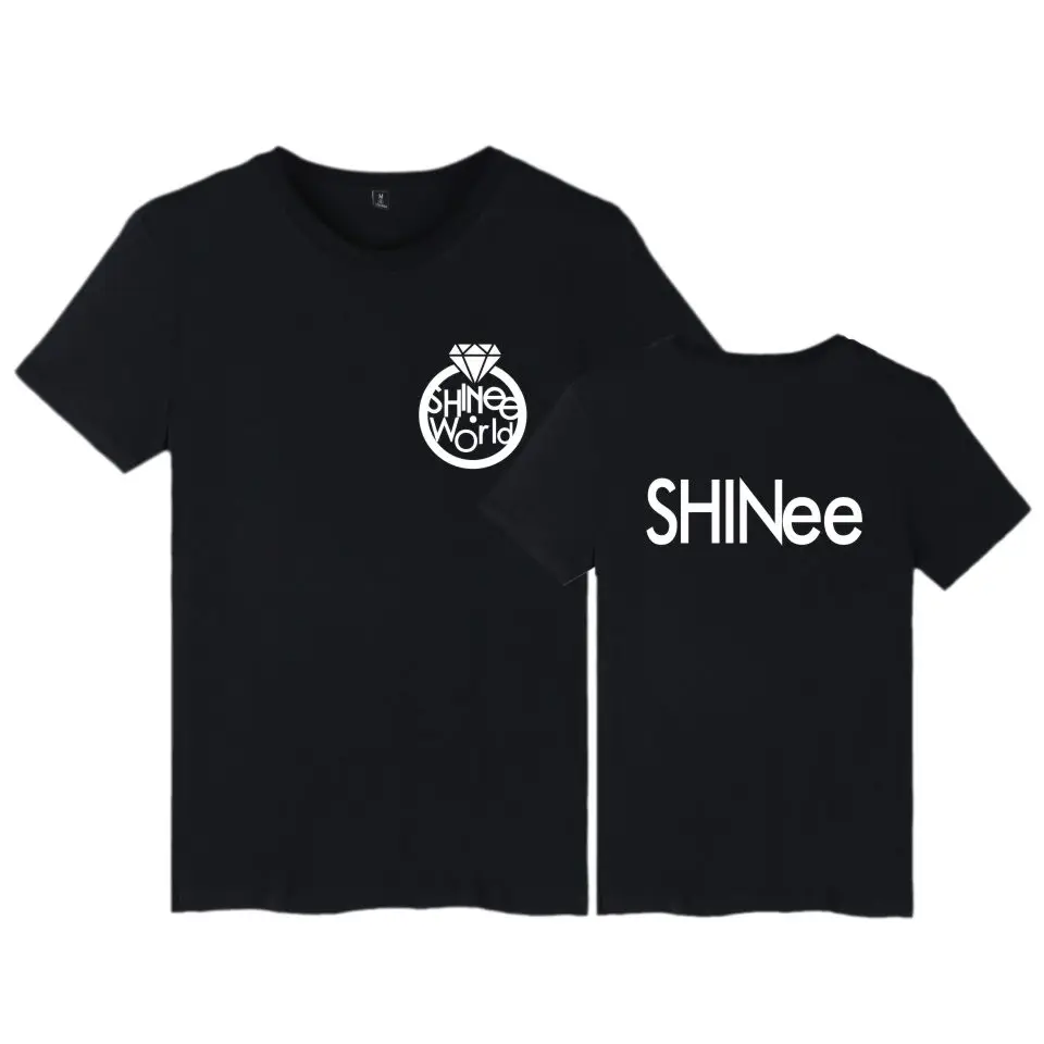 Kpop SHINee The First Stage Concert Same printed t shirt women men harajuku tshirt t-shirt K-pop t shirts tops brand clothes