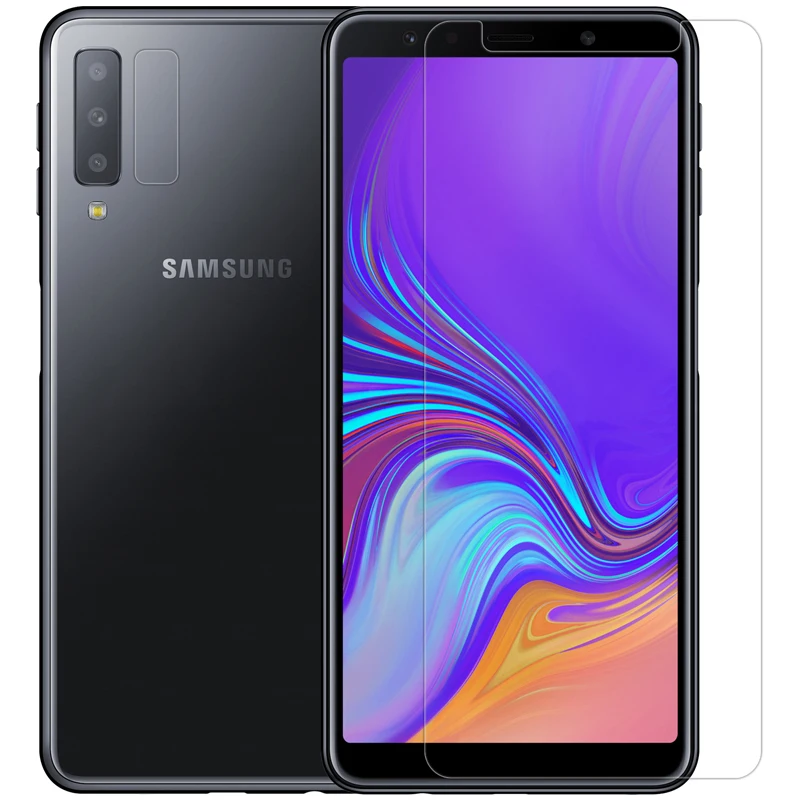 Защитное закаленное стекло NILLKIN Amazing H Nano 9H для samsung galaxy A7 2018|Защитные стёкла и