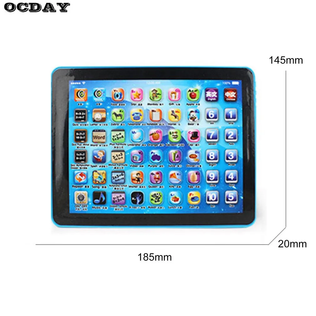 

Baby Touch Computer Tablet Pad Educational Toys Kids Early Learning Reading English Chinese Language Machine For Kids Children