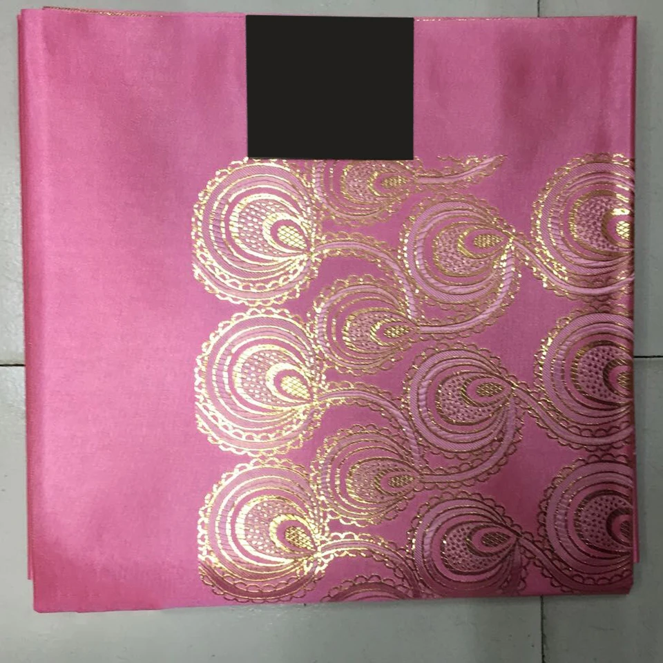 Новейший тюрбан в африканском стиле розовые галстуки-бабочки нигерийском