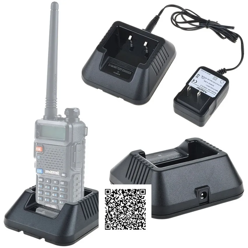 2 шт. оригинальное зарядное устройство BAOFENG для портативного радио UV-5R UV-5RA Plus UV-5RE