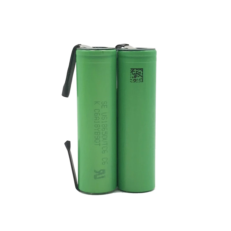 18650 аккумулятор vtc6 us18650vtc6 diy никель 3000mAh 3 7 v 30A аккумуляторные батареи для