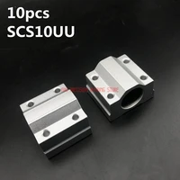 2021 sale linear rail cnc router parts axk 10pcslot free shipping sc10uu scs10uu 10mm linear ball bearing block cnc router