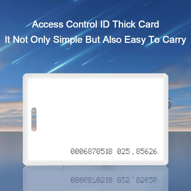 Eseye 10 шт. EM4100 Tk4100 125 кГц карта контроля доступа RFID 1.8мм метка смарт карты наклейка