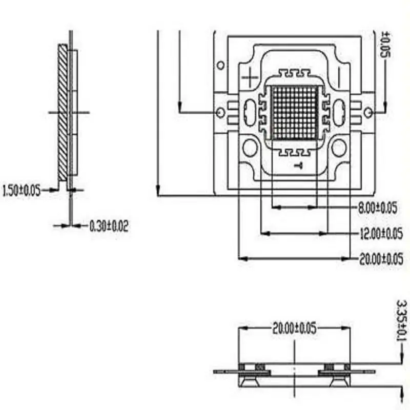 Ультрафиолетовый Мощный УФ светодиод для аквариума 3 Вт 10 50 100 нм|power led|power led 100wpower