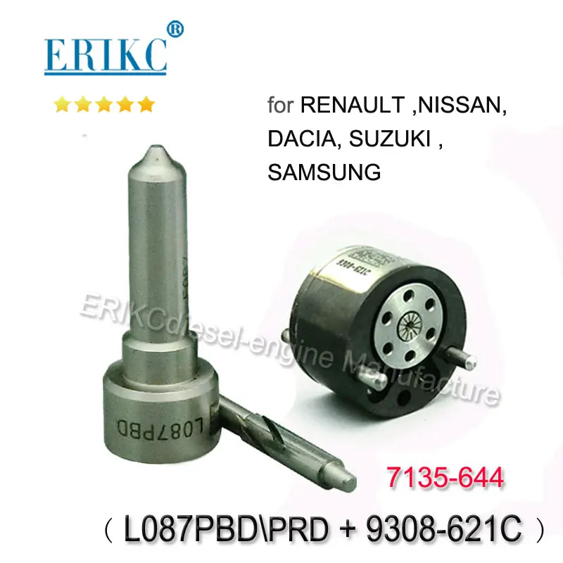 7135-644 ERIKC форсунка дизельного топлива L087PRD клапан 9308-621C Ремонтный комплект для EJBR01701Z EJBR04101D EJBR01201Z EJBR04101D EJBR02101Z - Цвет: 7135-644