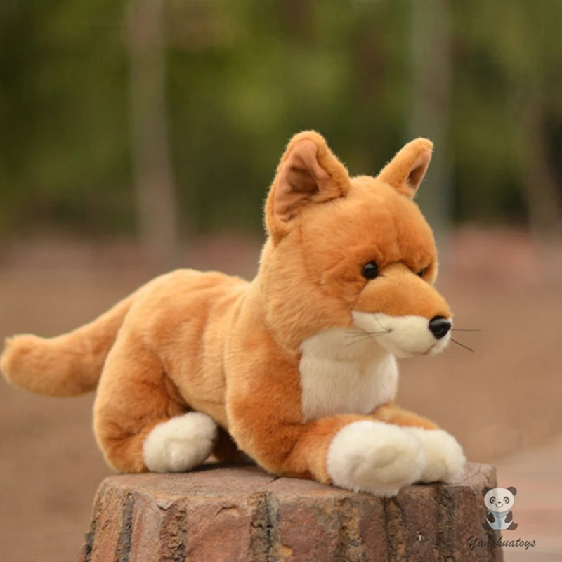 Милая мягкая игрушка с животными подарок для девочек кукла firefox Реалистичная