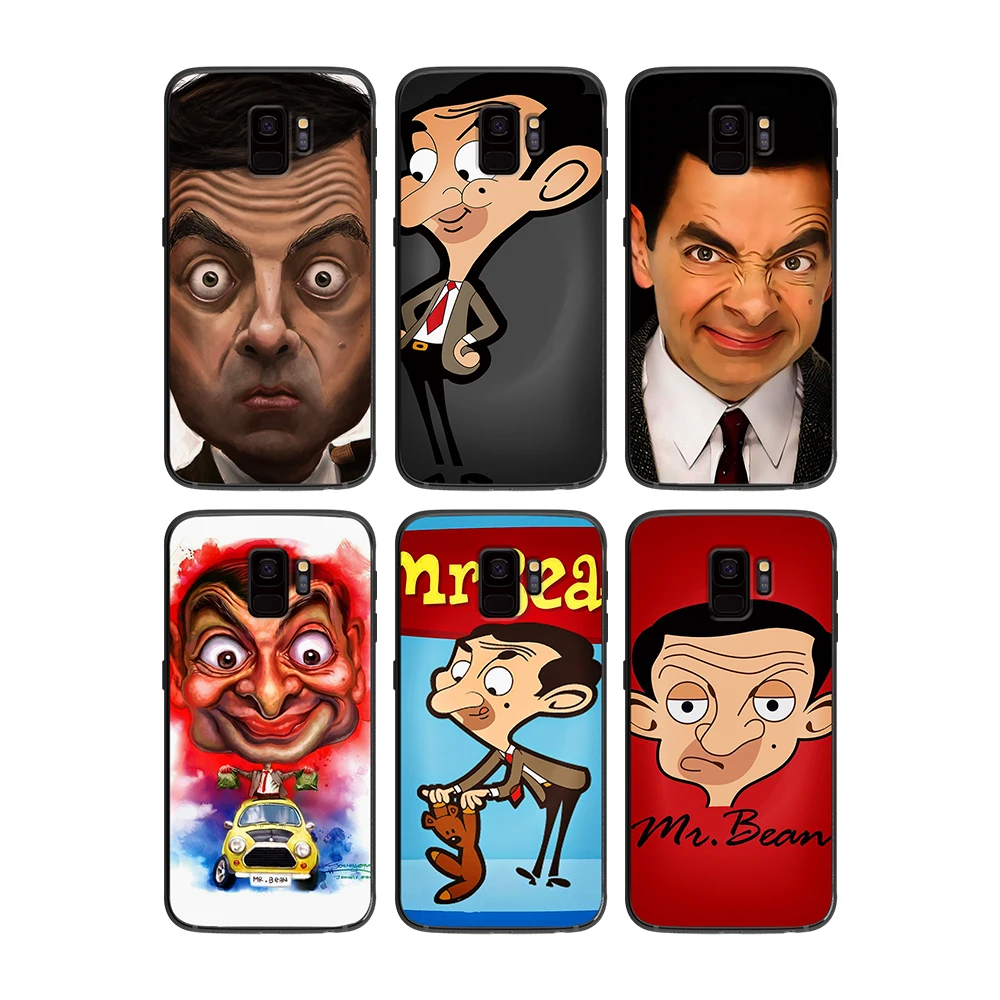 Забавный и милый мягкий чехол для телефона mr Bean Samsung Galaxy S6 S7 S8 S9 S10e Plus Note 8 9 |