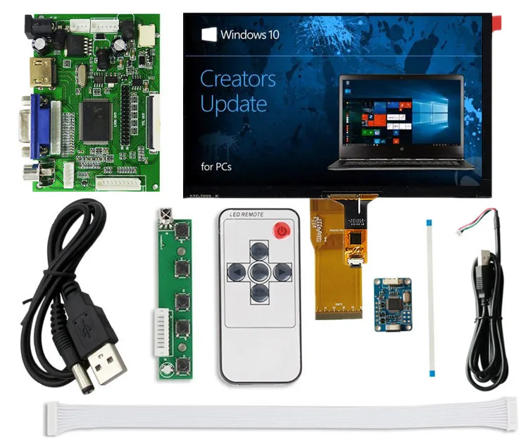 7 дюймовый ЖК дисплей для Raspberry Pi Banana HD TFT монитор с емкостным сенсорным экраном