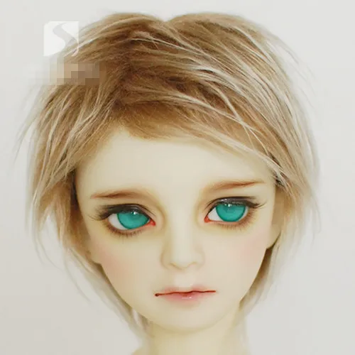 Коричневый, серый BJD кукла натуральный мех парик BJD дядя 1/3 1/4 1/6 1/8 1/12 полный Размеры HH39