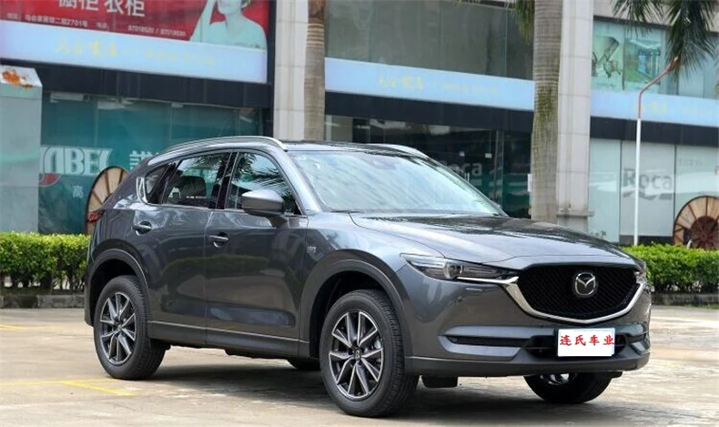 Для Mazda CX-5 CX5 алюминиевый сплав Серебряный верх Рейлинги на крышу стойки боковые полосы украшения отделка автомобильные аксессуары