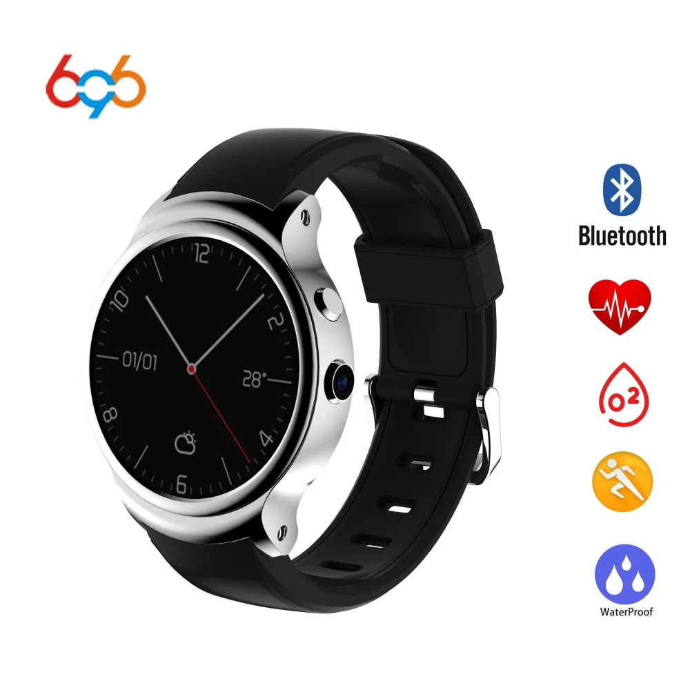 696 I3 Smart Watch MTK6580 Android 5.1 Wristband SIM Card Support 3G wifi GPS Browser Google play Heart Rate Monitoring For IOS |