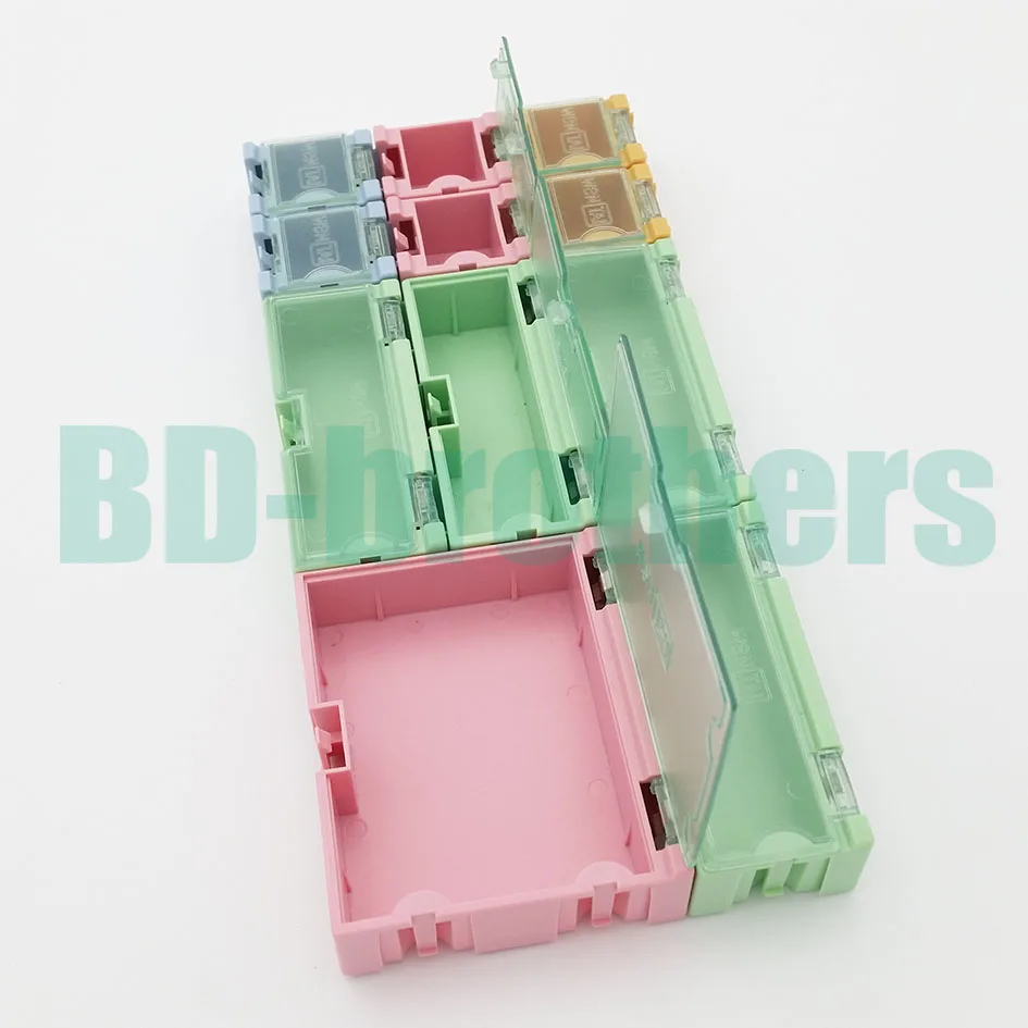 11 шт./компл. коробка для хранения компонентов IC коробки КОМПОНЕНТОВ SMT SMD Wen Tai (1 #2 #3