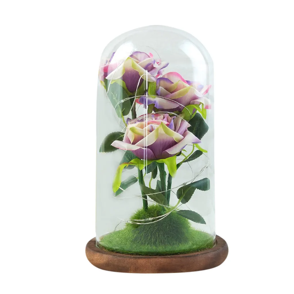 Дропшиппинг День матери романтическая стеклянная роза украшение для дома