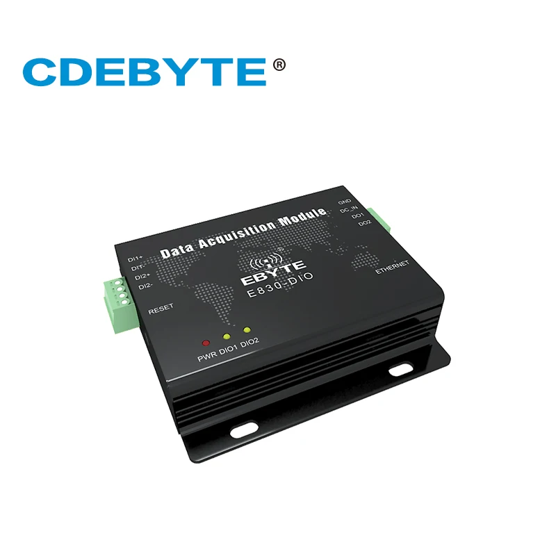 E830-DIO(ETH-2A) Ethernet Digital Signal Acquisition 2 Channel Switch Quantity PLC Modbus RTU Serial Port Server | Мобильные