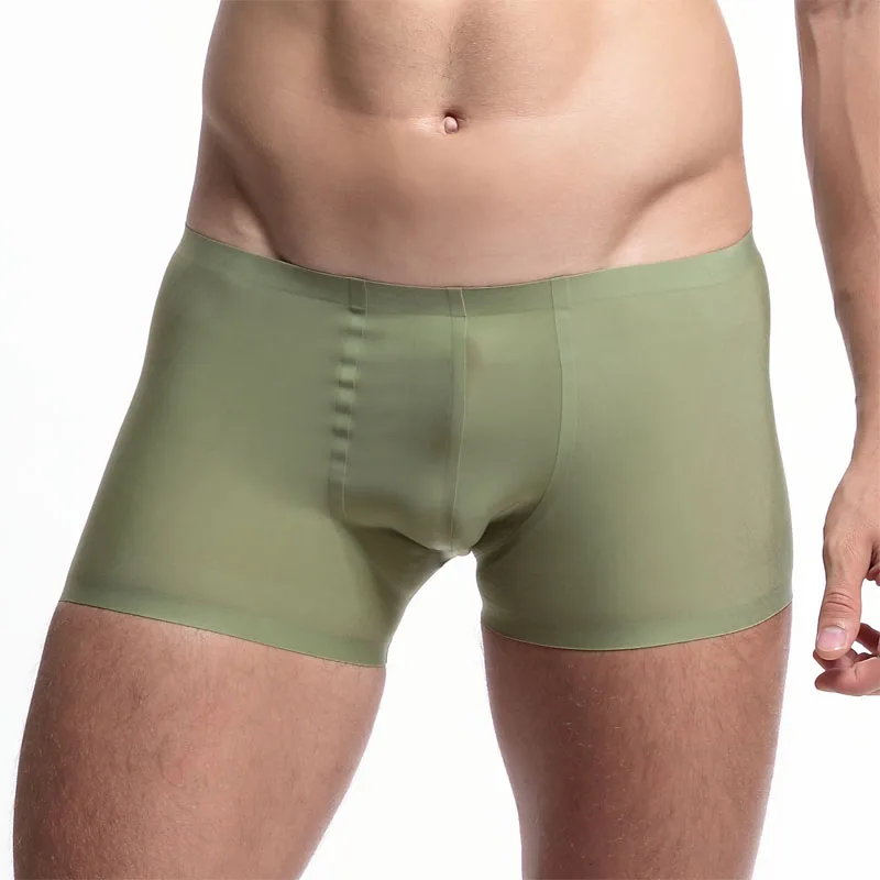 Для мужчин S из микрофибры шорты боксеры бесшовные дышащие трусики высокого