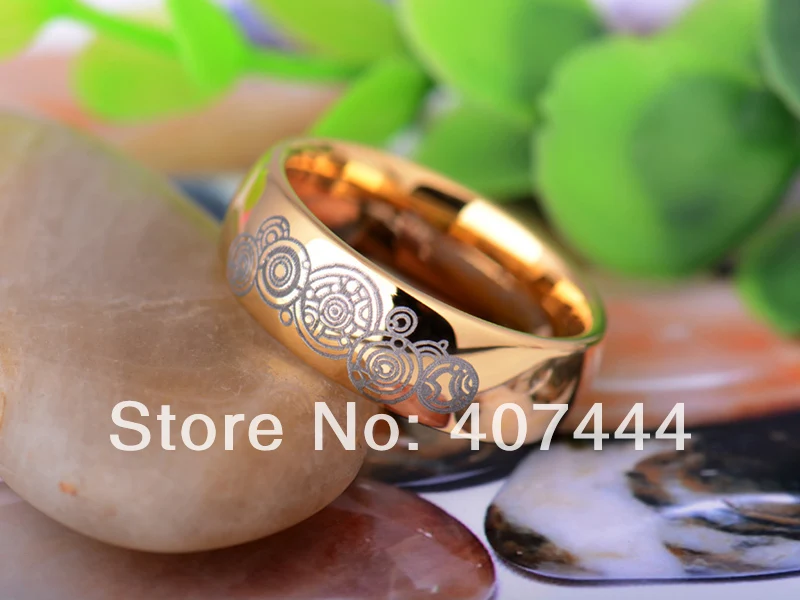 YGK ювелирные изделия 8 мм золотистый купол Доктор Кто время Новинка мужское