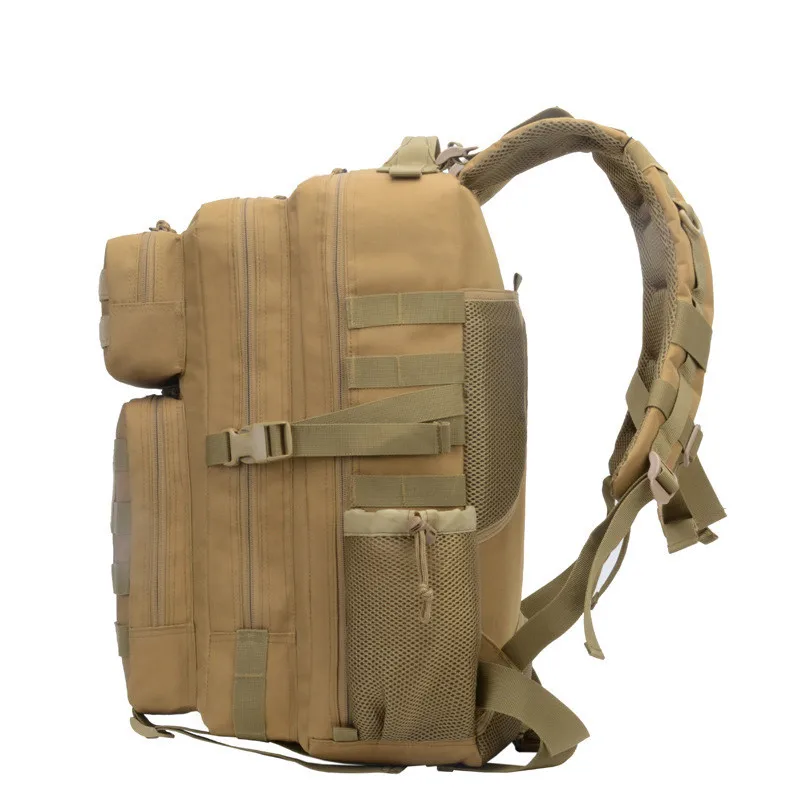 Спортивный военный тактический рюкзак 45L Molle сумка 900D армейский уличный дорожный